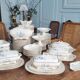 Petrus Regout 19th century dinner service 115 pieces