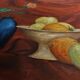 Oil painting on still life panel