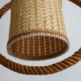 Rope suspension by Audoux Minet, France, 1950s