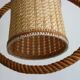 Rope suspension by Audoux Minet, France, 1950s