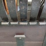 Wood and steel bar counter