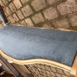 Louis xv style bed stamped Bontemps paris upholsterer