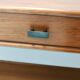 Entryway Set of Wall Mirror, Walnut Console and Bench by Brugnoli, Italy