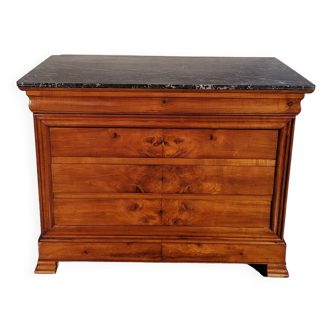 Commode époque Louis Philippe en merisier massif