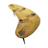 Table d’appoint peinte à la main par Decalage, Italie 1957