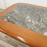 Coffee table with marble top by Hohnert Design, Germany, 1960