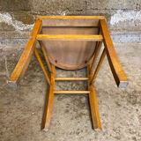 Vintage BAUMANN N°182 Bistro Chair Raw Wood Style #D290