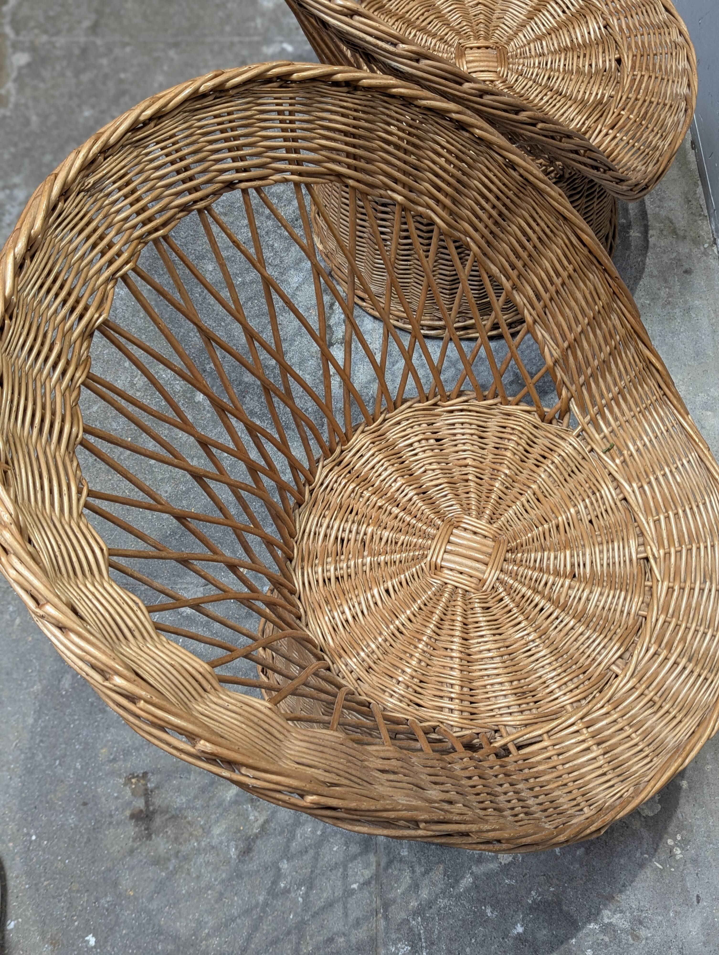 3-piece rattan lounge set