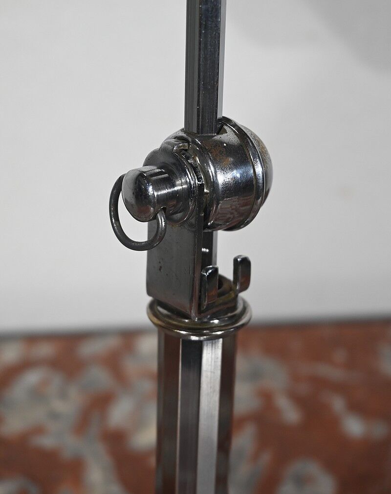 Metal desk lamp, after the pirouett' model, art deco, 1930