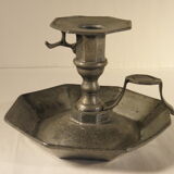 Tin candle holder