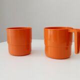 Pair of vintage cups 70s
