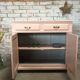 Buffet parisien vintage rose pâle