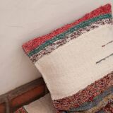 Housse de coussin artisanale - tissée main
