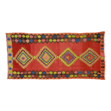 Anatolian handmade kilim rug 440 cm x 153 cm