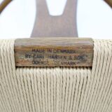 1960s Hans J. Wegner Set of 6 Early Wishbone Chairs in Oak By Carl Hansen and Son, Denmark