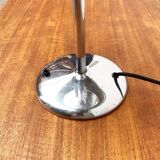 Art Deco table lamp in chrome and glass