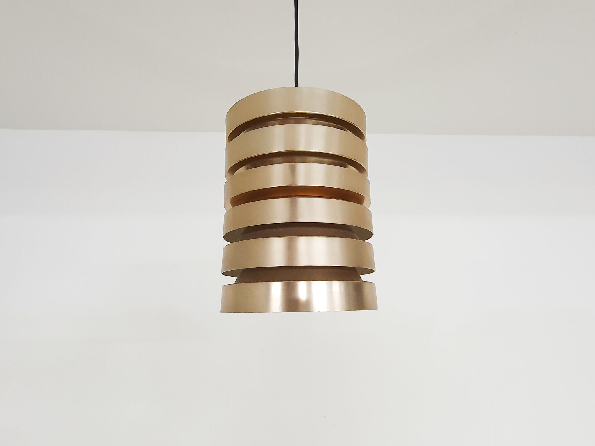 Granhaga Carl Thore Sweden brass pendant light from the 1960s