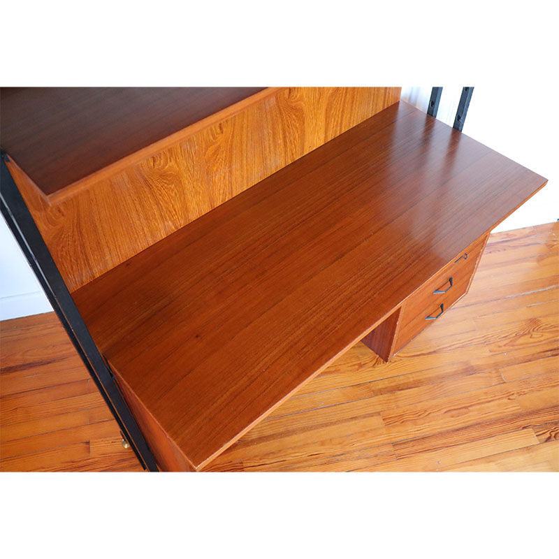 Modular library office vintage Italian 1960