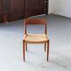 Set of 4 dning chairs 'Model 75' by Niels O. Moller
