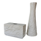 2 vases en porcelaine Schumann-Arzberg Op Art, Allemagne