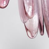 Chandelier 6 lights glass 70