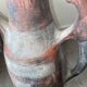 Ancient Kabyle amphora in terracotta.