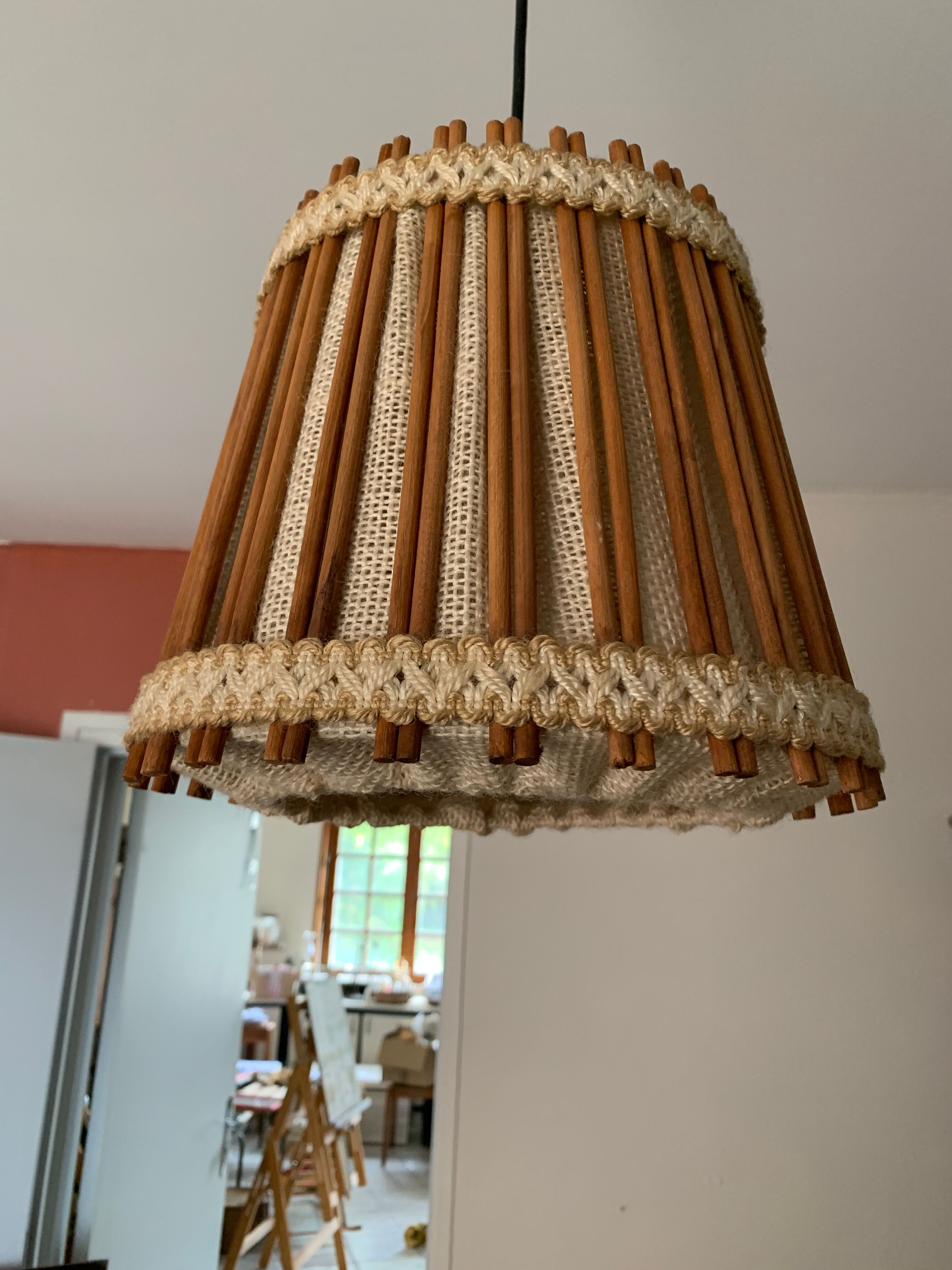 Brass and wool suspension