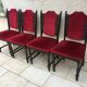 Set de 4 chaises monastères