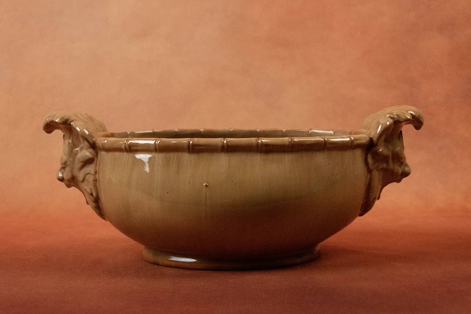 Late 19th - early 20th century glazed earthenware planter - Clément Massier