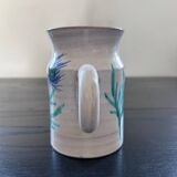 Pitcher with thistle decoration