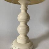 White wood lamp