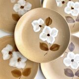 Stoneware dessert plates