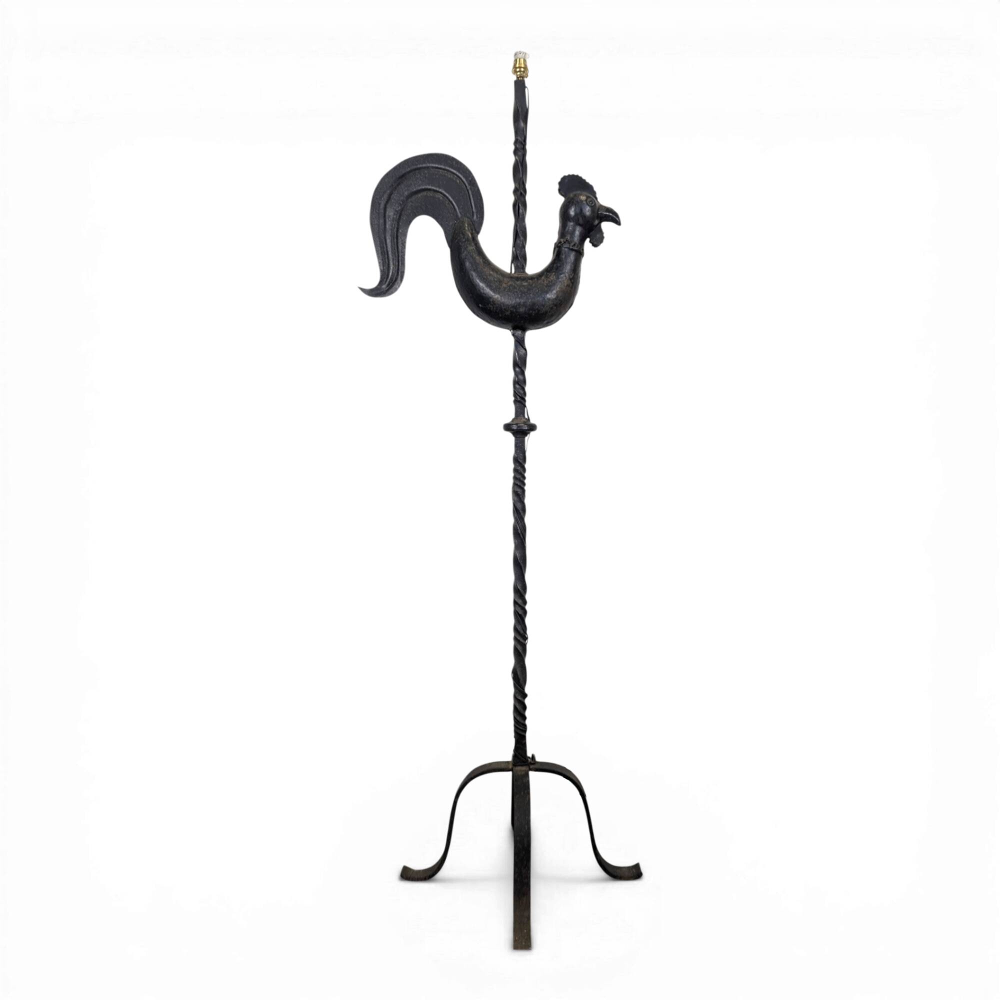 Standard lamp in the style of the Marolles workshop.