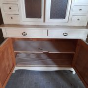 Buffet 2 corps parisien en sapin année 50