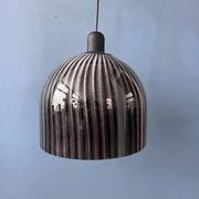 Mid-century glass hanging lamp by Peill and Putzler