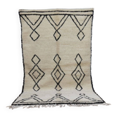 Handmade wool Berber rug 250 x 150 cm