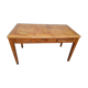 Oak desk table 1950 2 drawers -1m30