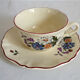 Tasse à thé et soucoupe vintage sarreguemines "agreste"
