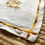 10 serviettes de table brodées