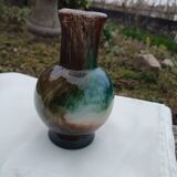 Murano glass ball vase