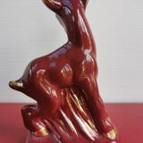 Ceramic statuette signed Jean