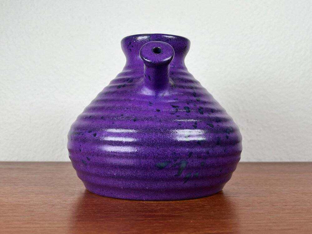 Cruche vintage allemande violette de Marei Majolikafabrik Jean Fuss & Sohn, Rheinbach, années 1970