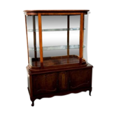 Chippendale style window medium oak color