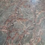 Teardrop marble coffee table