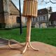 Lampe en rotin 1950