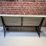Wooden garden bench