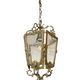 Antique Louis XV style brass lantern chandelier - Vintage