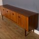 Restored 1960s Retro Long Nathan Corinthian Teak & Rosewood Sideboard