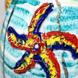 Jarrón de cerámica "IAMA Albisola". Italia, 1970s.