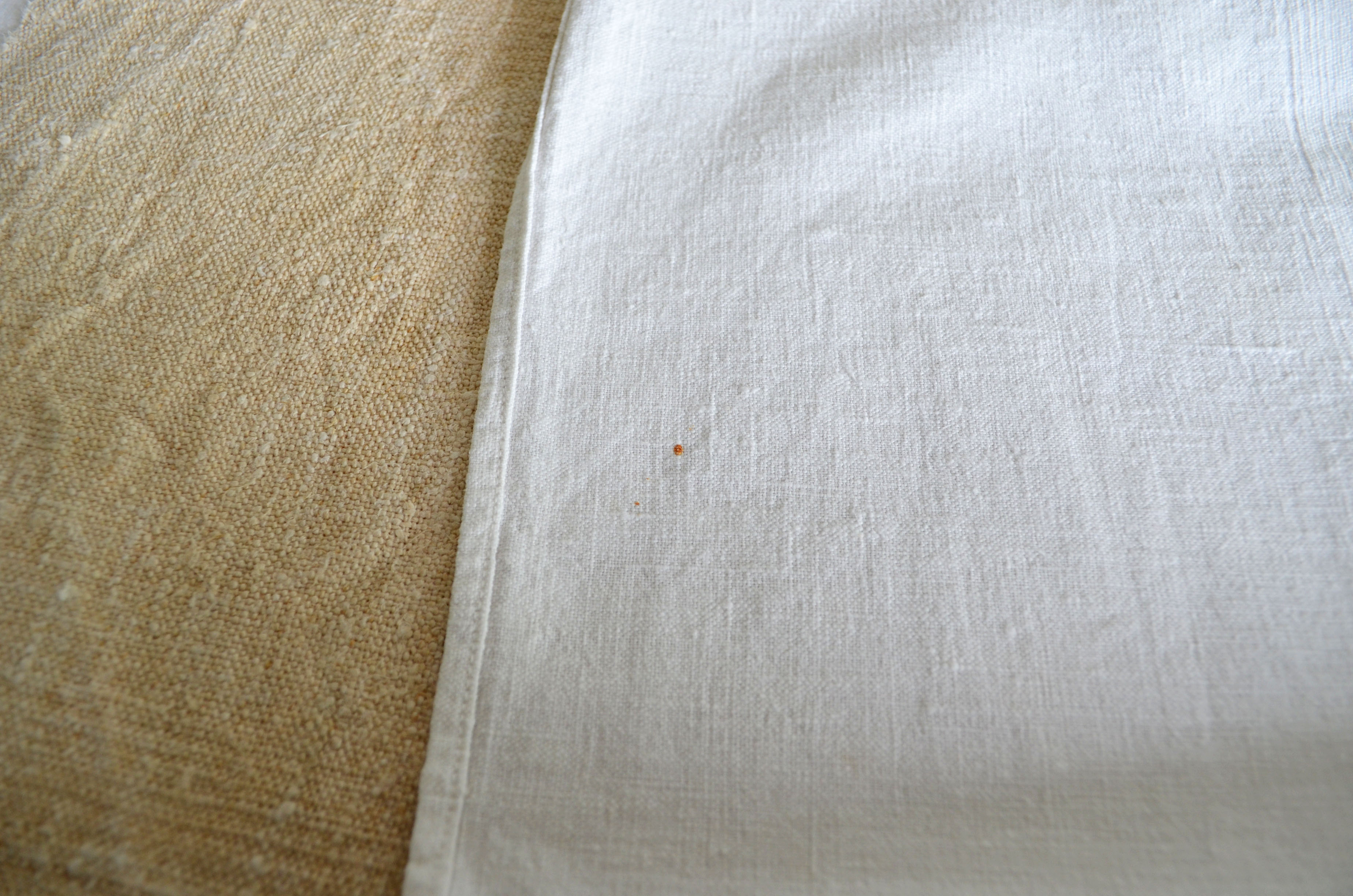 4 antique napkins embroidered